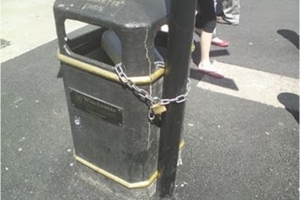Locked up bin, Winchester